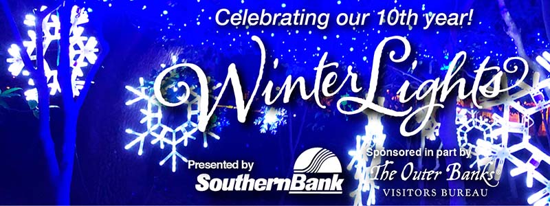 WINTER LIGHTS AT THE ELIZABETHAN GARDENS WINTER LIGHTS AT THE ELIZABETHAN GARDENS