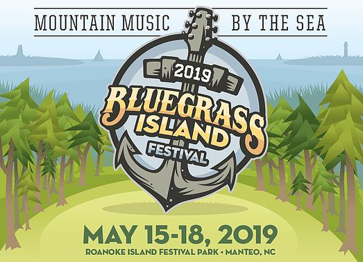 obx mountain music island bluegrass festival logo
