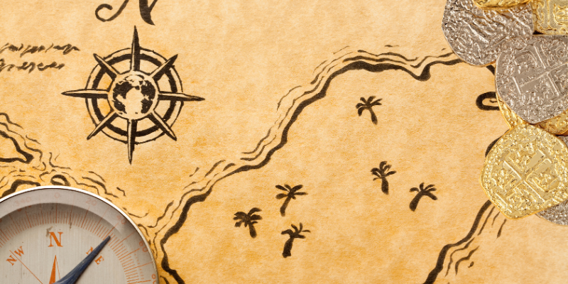 Pirate Map Blackbeard Pirate Map Blackbeard