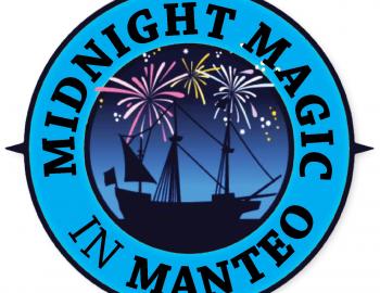 Midnight Magic in Manteo Blue logo Midnight Magic in Manteo.