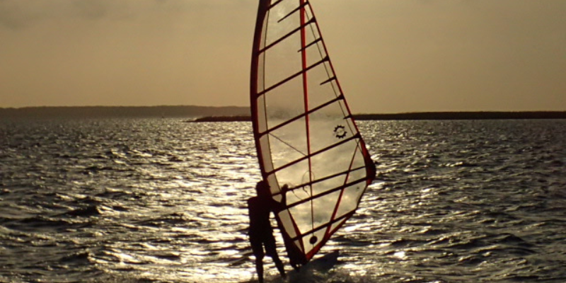 Windsurfing at Sunset - Photo Contest 2023 Windsurfing at Sunset - Photo Contest 2023