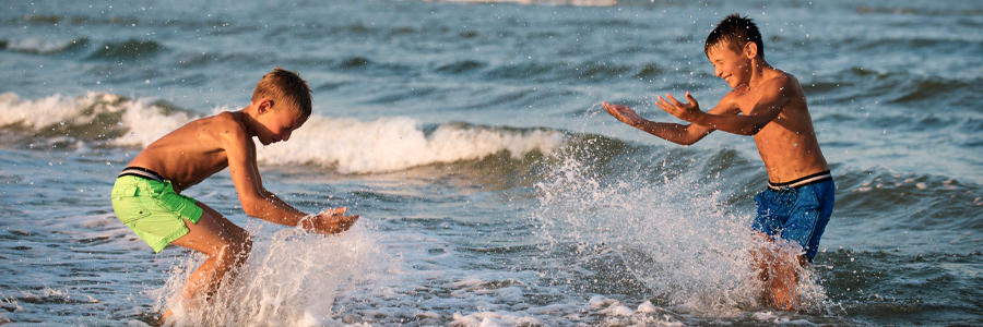 healthy kids on beach healthy kids on beach