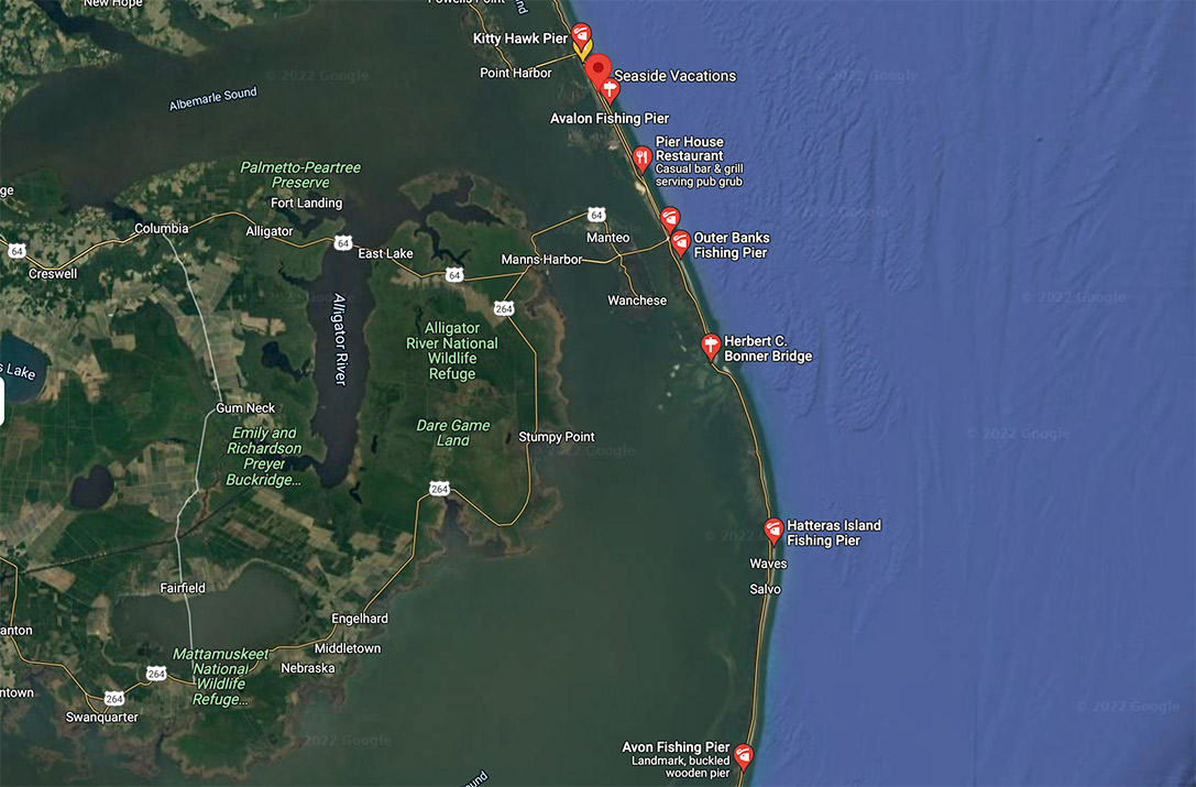 Outer Banks Fishing Piers Outer Banks Fishing Piers