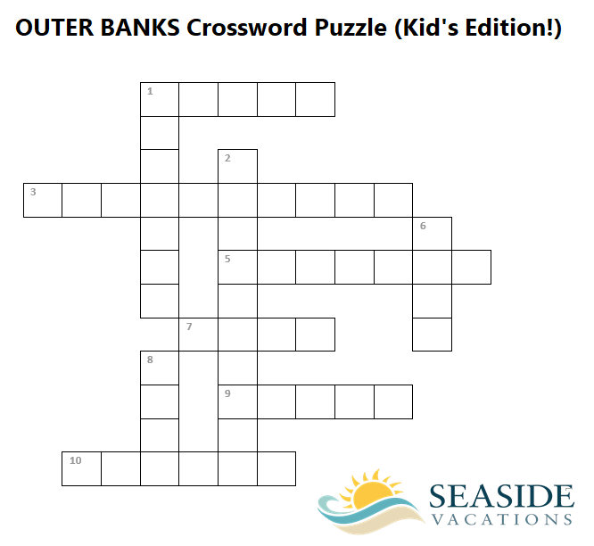 outer banks kids crossword puzzle