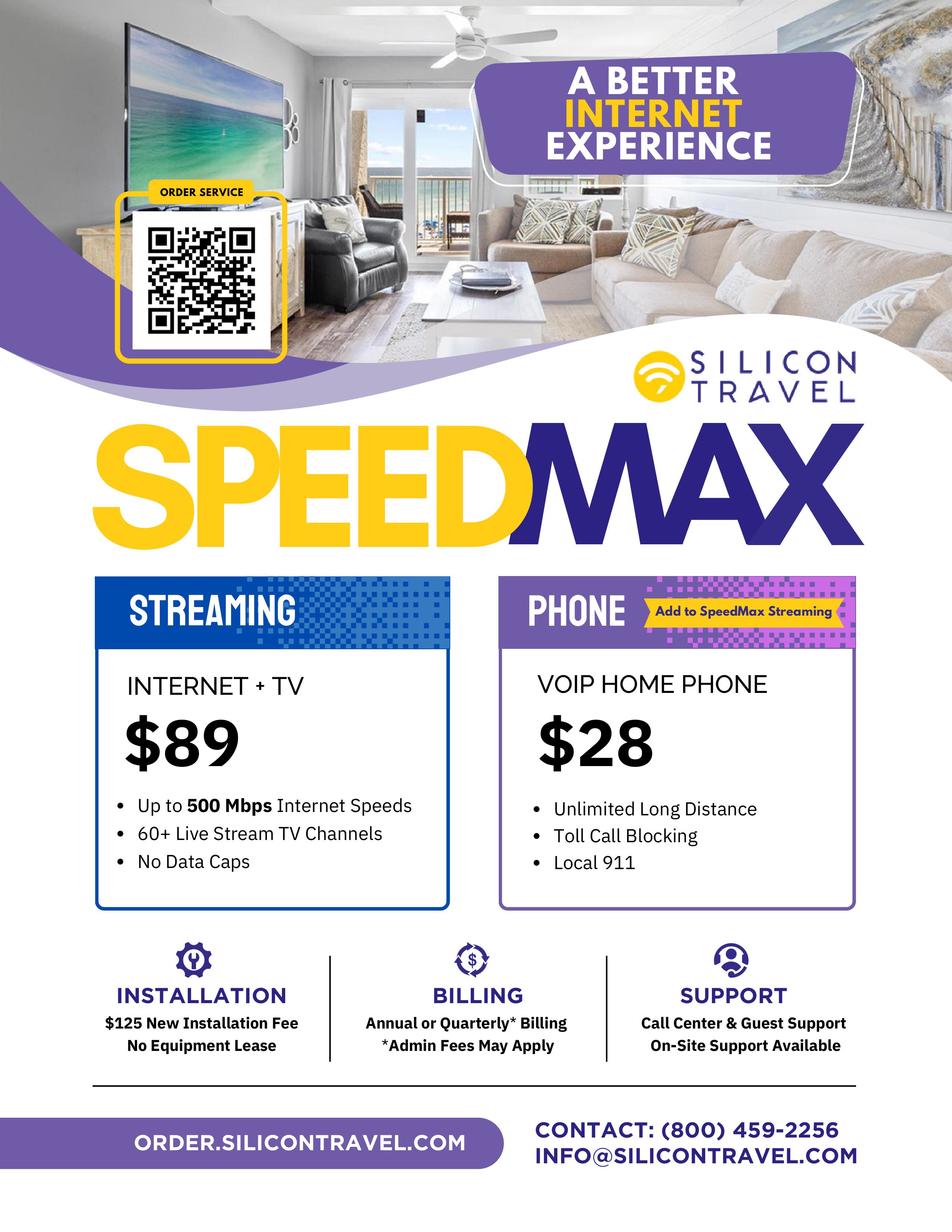 Silicon Travel SpeedMax Streaming Options Silicon Travel SpeedMax Streaming Options