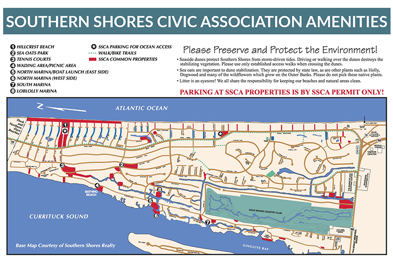 Southern Shores Civic Association Map Southern Shores Civic Association Map