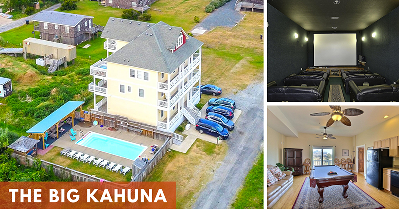Seaside Vacations Homes w/ Theater Rooms - The Big Kahuna Seaside Vacations Homes w/ Theater Rooms - The Big Kahuna
